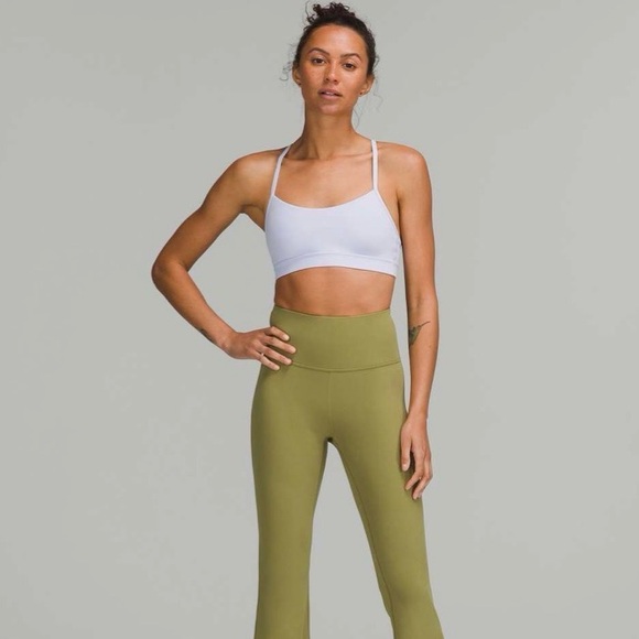 Lululemon Flow Y Nulu Bra in Pastel Blue - Picture 1 of 8